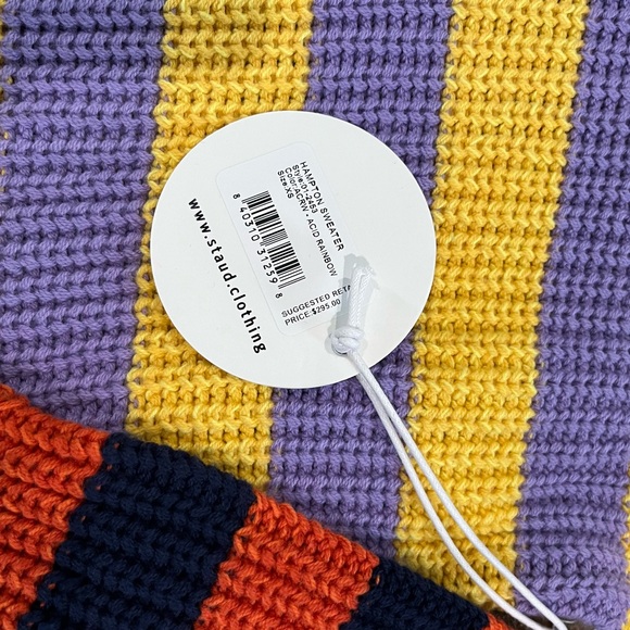 💜NWT STAUD striped Hampton sweater💜 - Picture 11 of 12